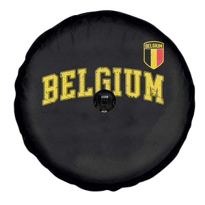 Vintage Belgium Varsity Style Distressed Graphic Spare Tire Cover Classic Collegiate Belgian Pride TS02 Print Your Wear