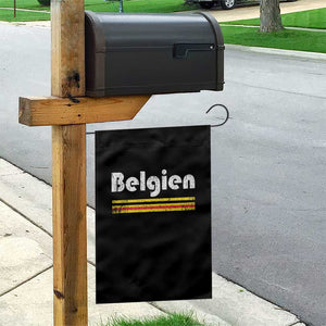 Retro Belgien Belgium Flag Distressed Graphic in German Garden Flag Proud Belgian Heritage and Country Roots Pride Gift TS02 Print Your Wear