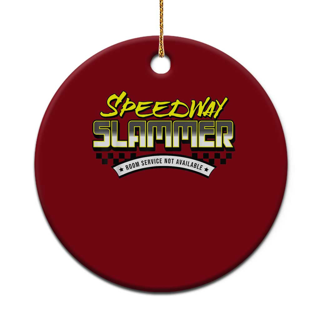 Speedway Slammer Indiana 2025 Ceramic Ornament TS02 1pc Red Print Your Wear