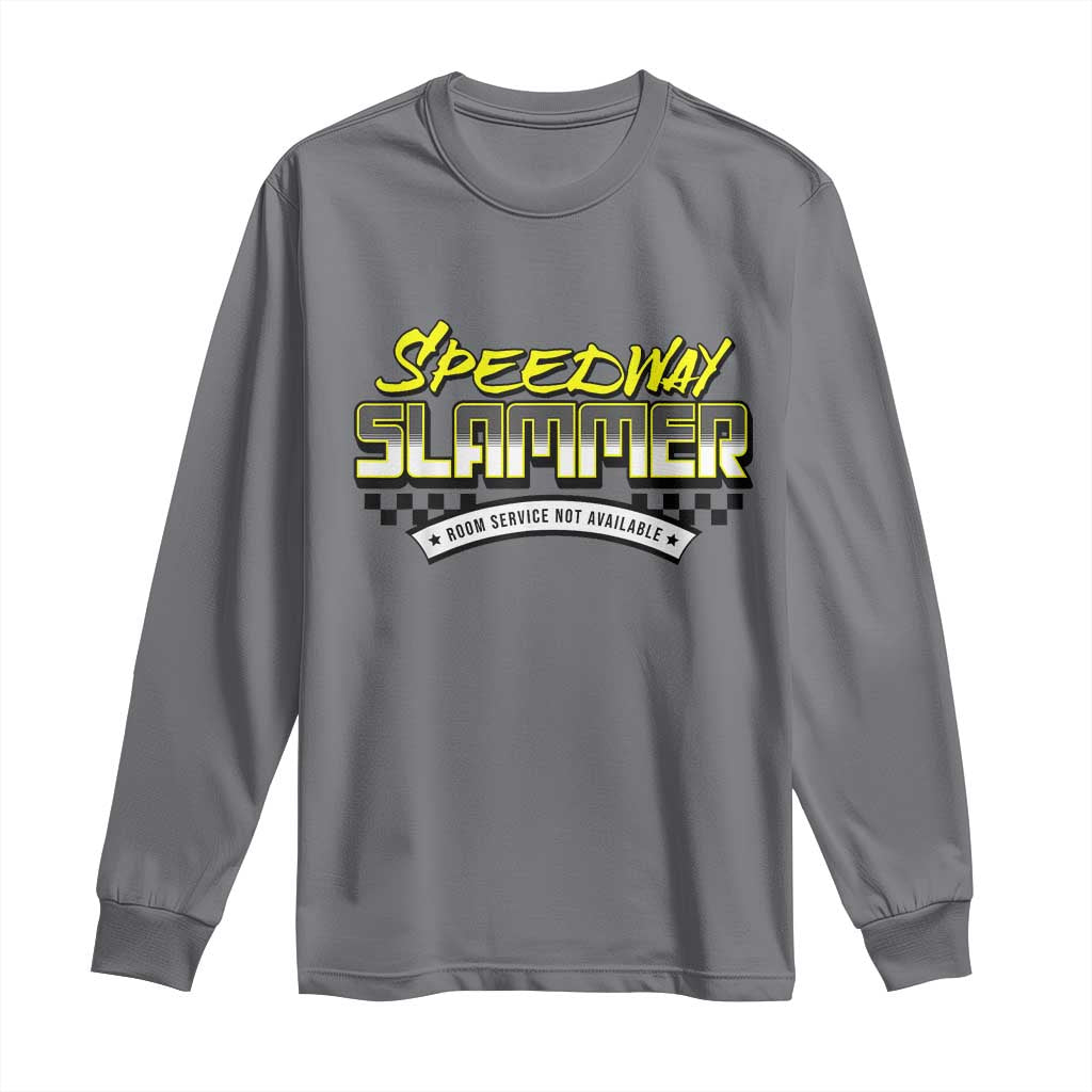 Speedway Slammer Indiana 2025 Long Sleeve Shirt TS02 Charcoal Print Your Wear