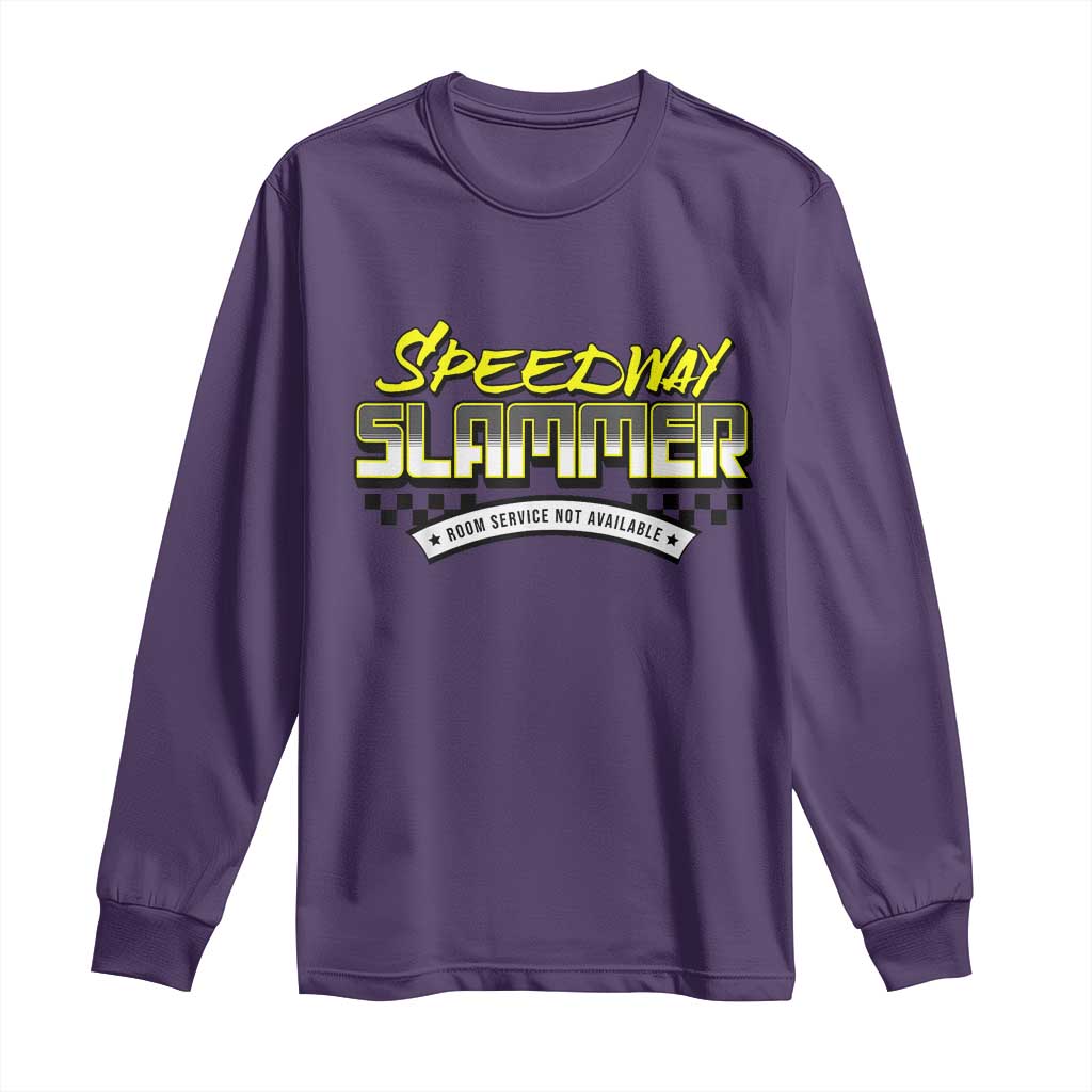 Speedway Slammer Indiana 2025 Long Sleeve Shirt TS02 Purple Print Your Wear