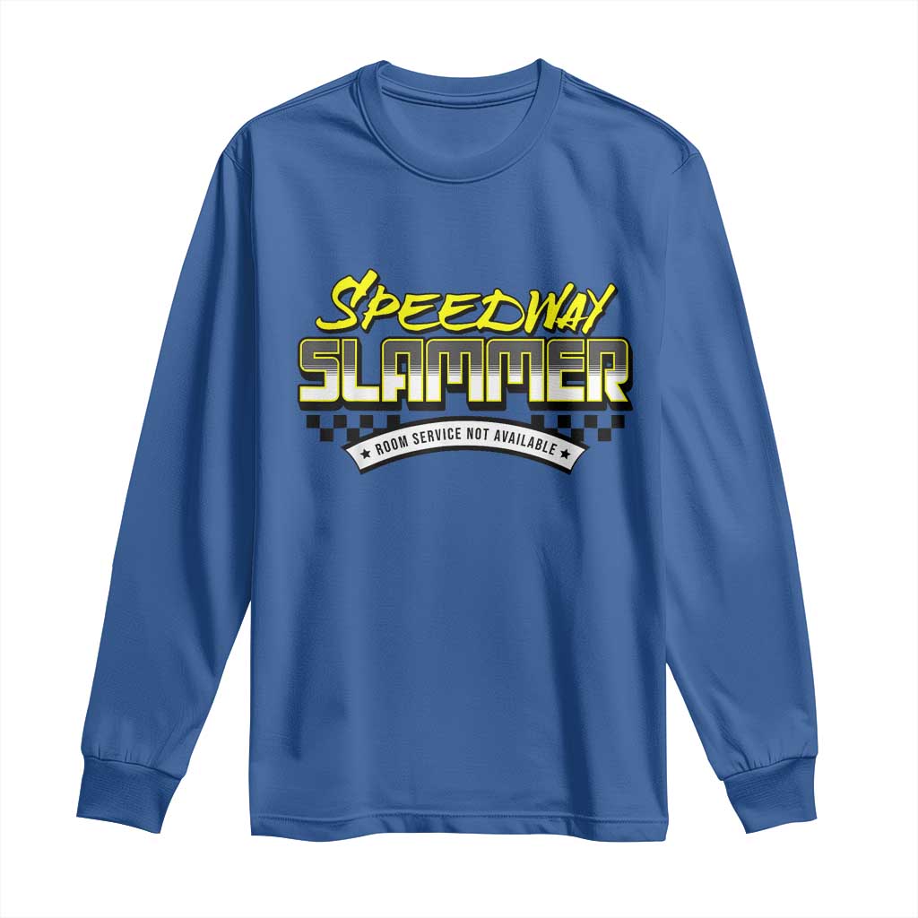 Speedway Slammer Indiana 2025 Long Sleeve Shirt TS02 Royal Blue Print Your Wear