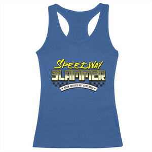 Speedway Slammer Indiana 2025 Racerback Tank Top TS02 Royal Blue Print Your Wear