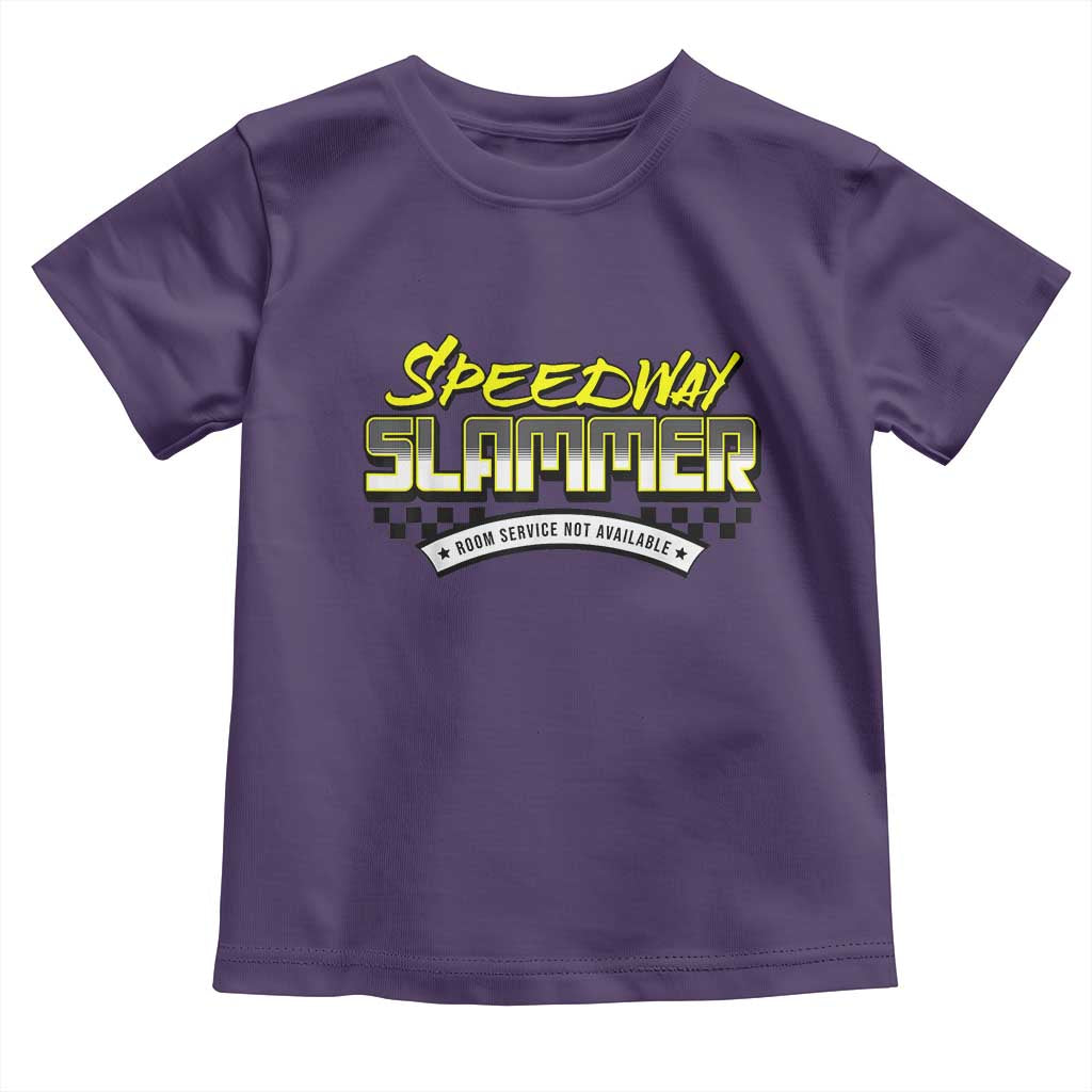 Speedway Slammer Indiana 2025 Toddler T Shirt TS02 Purple Print Your Wear