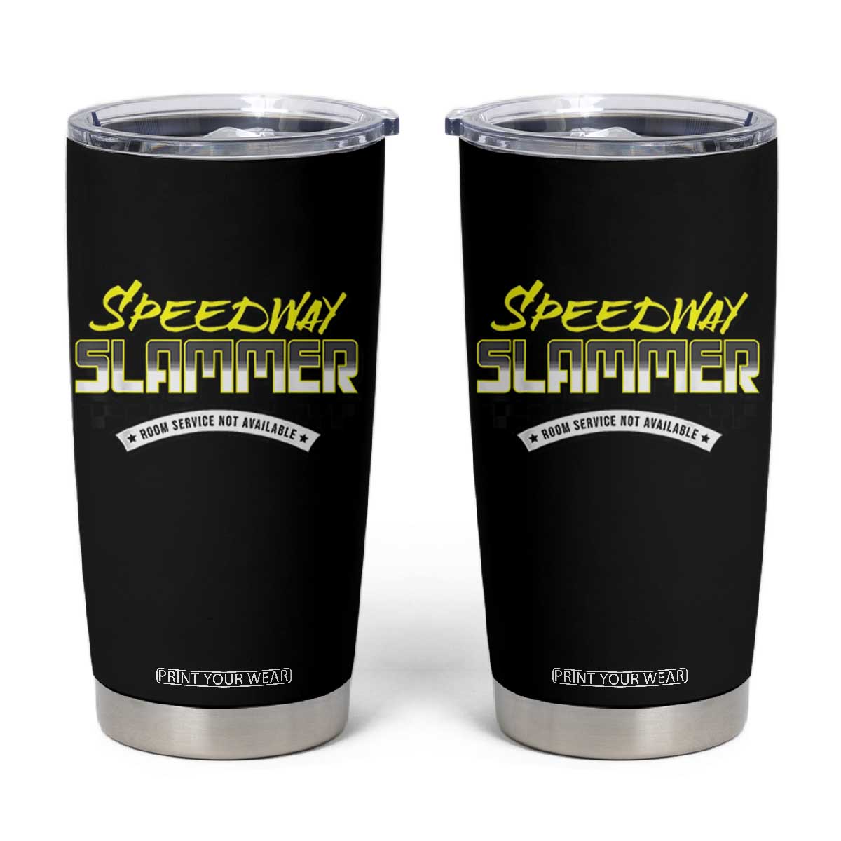 Speedway Slammer Indiana 2025 Tumbler Cup TS02 Black Print Your Wear