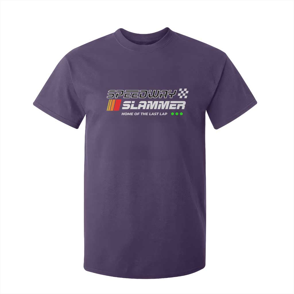Speedway Slammer Racing 2025 T Shirt For Kid Home of The Last Lap TS02 Purple Print Your Wear
