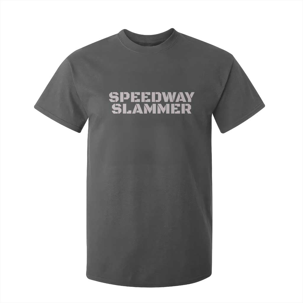 Speedway Slammer 2025 T Shirt For Kid Indiana Sarcastic TS02 Dark Heather Print Your Wear