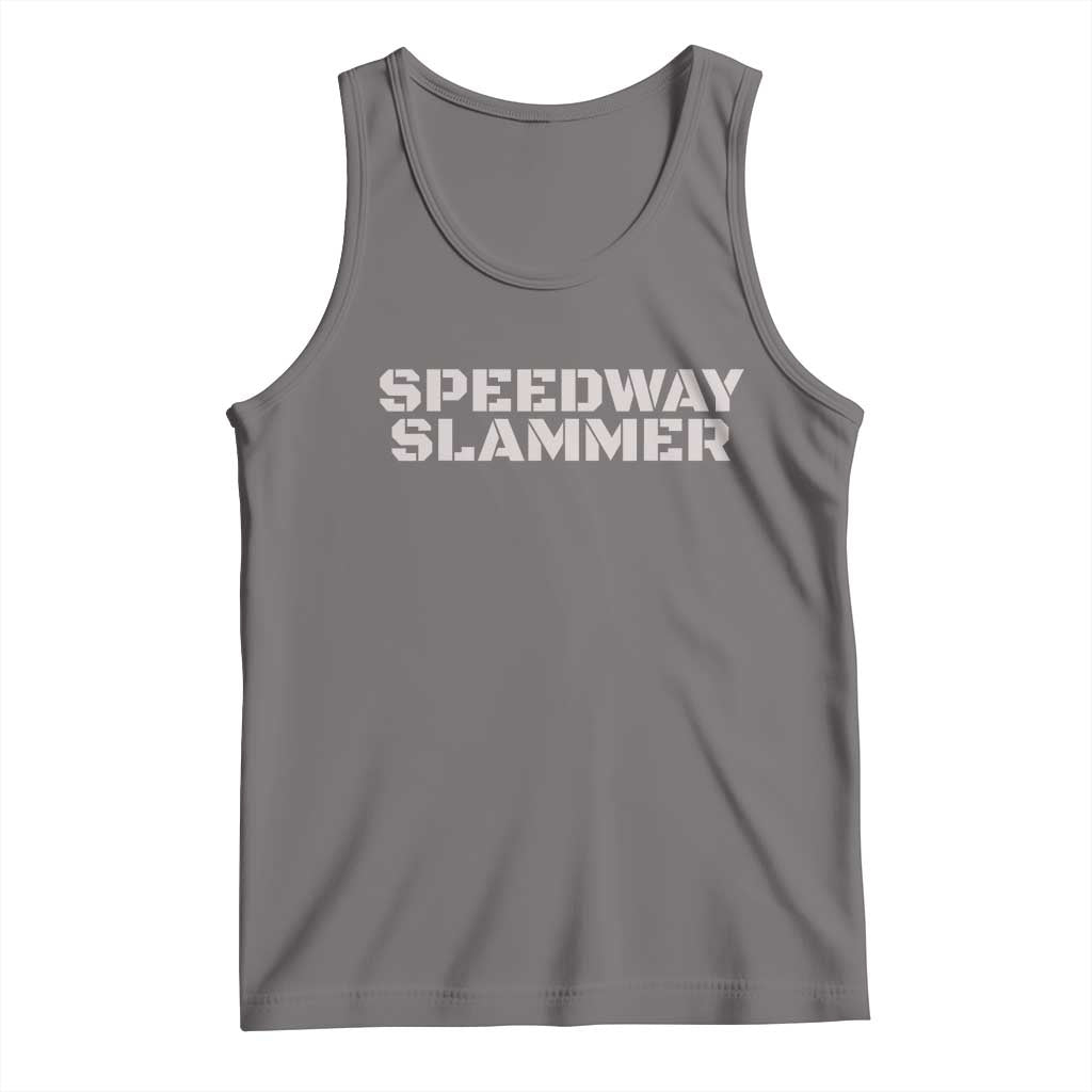 Speedway Slammer 2025 Tank Top Indiana Sarcastic TS02 Deep Heather Print Your Wear