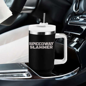 Speedway Slammer 2025 Tumbler With Handle Indiana Sarcastic TS02 Print Your Wear