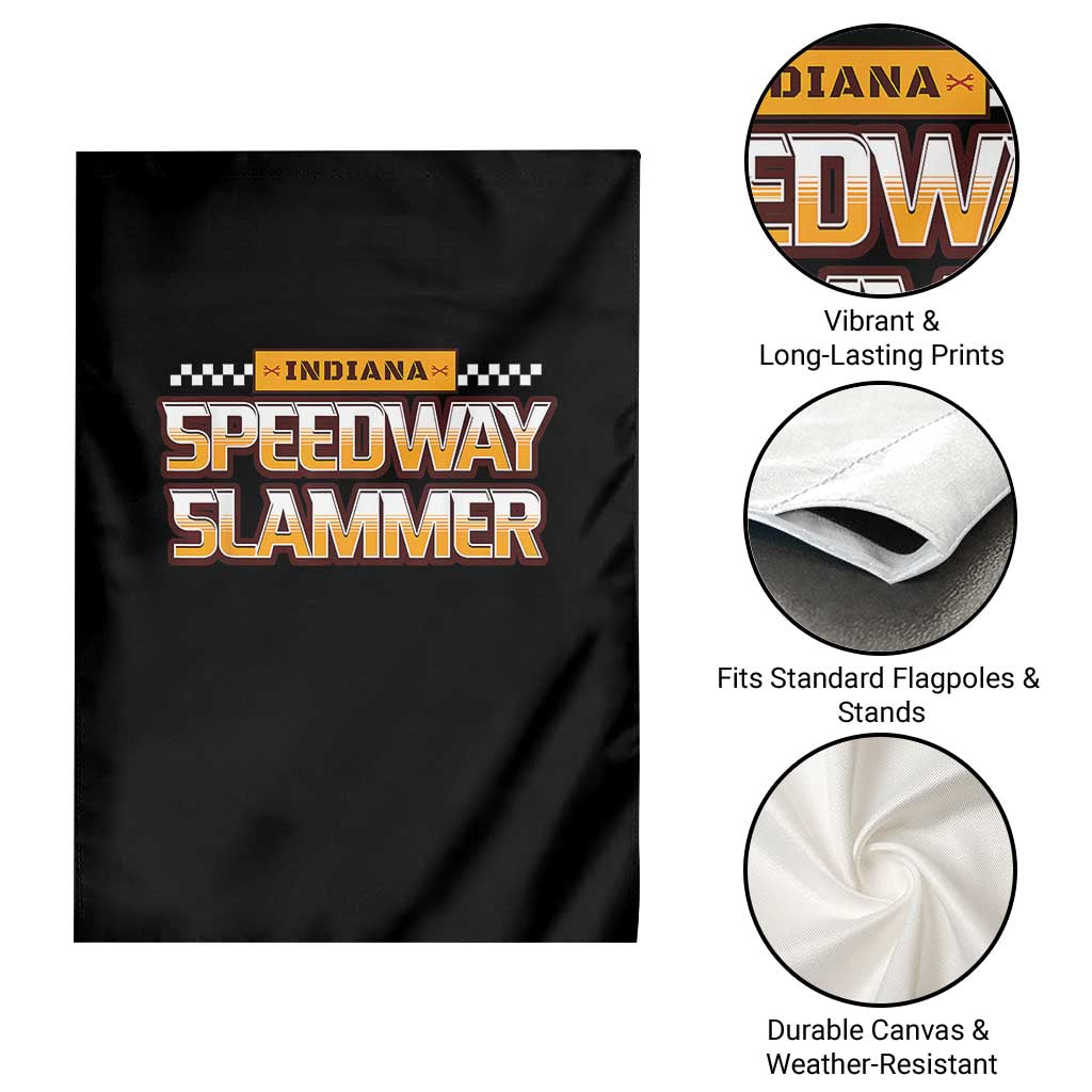 Indiana Speedway Slammer 2025 Garden Flag Detention Prison TS02 Print Your Wear