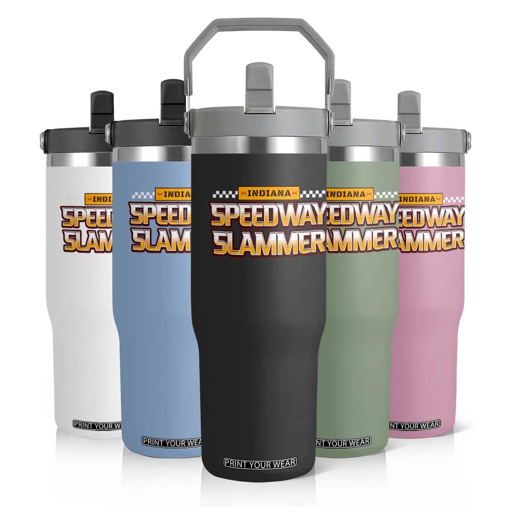 Indiana Speedway Slammer 2025 Flip Straw Tumbler Detention Prison TS02 Print Your Wear