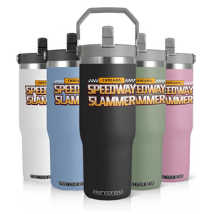 Indiana Speedway Slammer 2025 Flip Straw Tumbler Detention Prison TS02 Print Your Wear