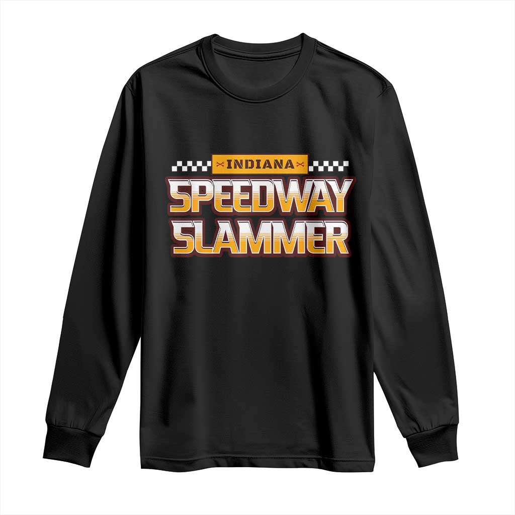 Indiana Speedway Slammer 2025 Long Sleeve Shirt Detention Prison TS02 Black Print Your Wear