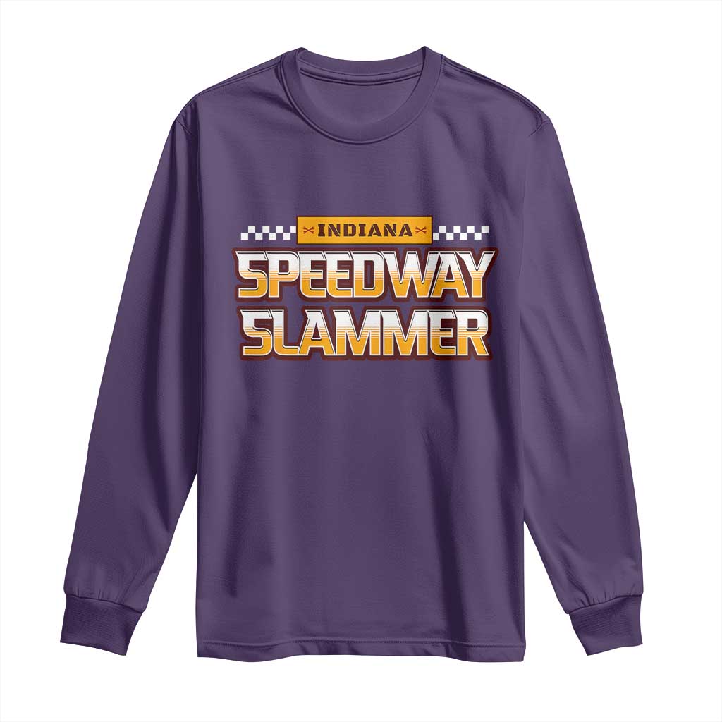 Indiana Speedway Slammer 2025 Long Sleeve Shirt Detention Prison TS02 Purple Print Your Wear