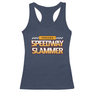 Indiana Speedway Slammer 2025 Racerback Tank Top Detention Prison TS02 Navy Print Your Wear