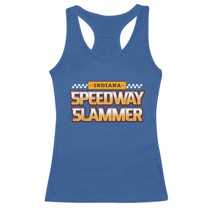 Indiana Speedway Slammer 2025 Racerback Tank Top Detention Prison TS02 Royal Blue Print Your Wear