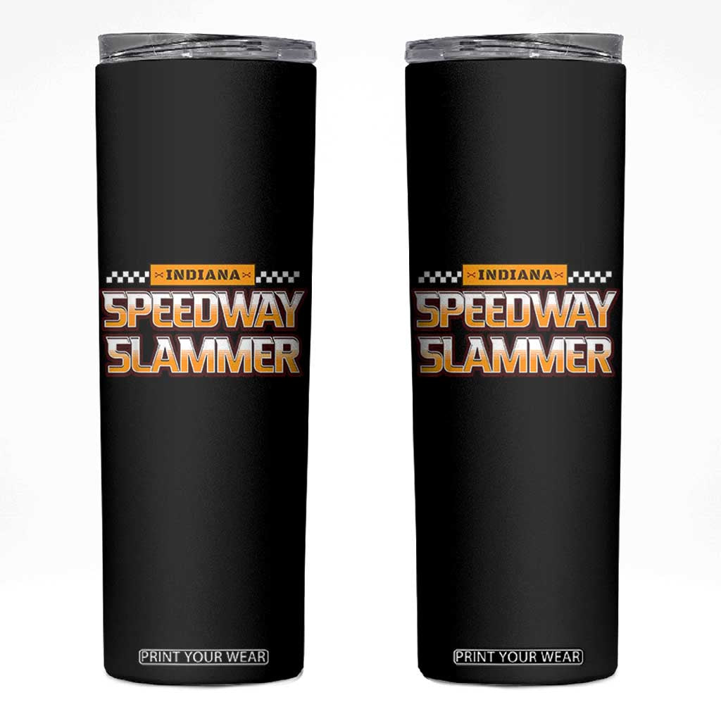 Indiana Speedway Slammer 2025 Skinny Tumbler Detention Prison TS02 Black Print Your Wear