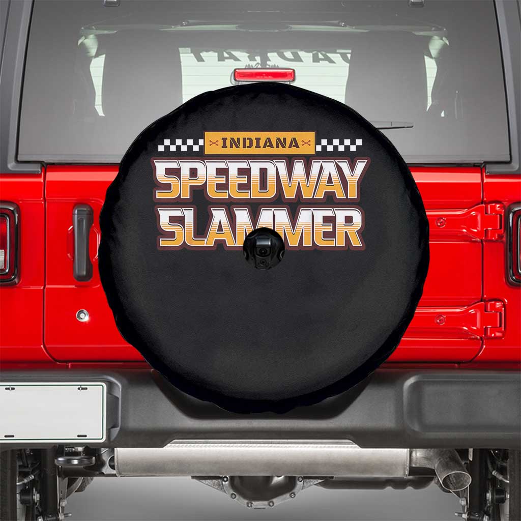 Indiana Speedway Slammer 2025 Spare Tire Cover Detention Prison TS02 Black Print Your Wear