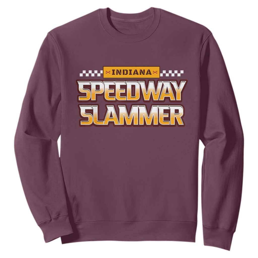 Indiana Speedway Slammer 2025 Sweatshirt Detention Prison TS02 Maroon Print Your Wear