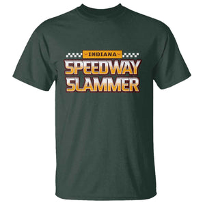 Indiana Speedway Slammer 2025 T Shirt Detention Prison TS02 Dark Forest Green Print Your Wear