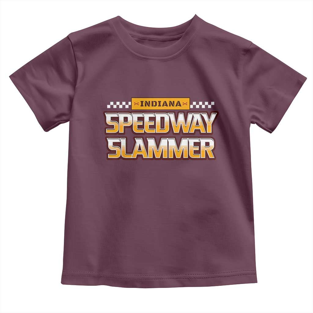 Indiana Speedway Slammer 2025 Toddler T Shirt Detention Prison TS02 Maroon Print Your Wear