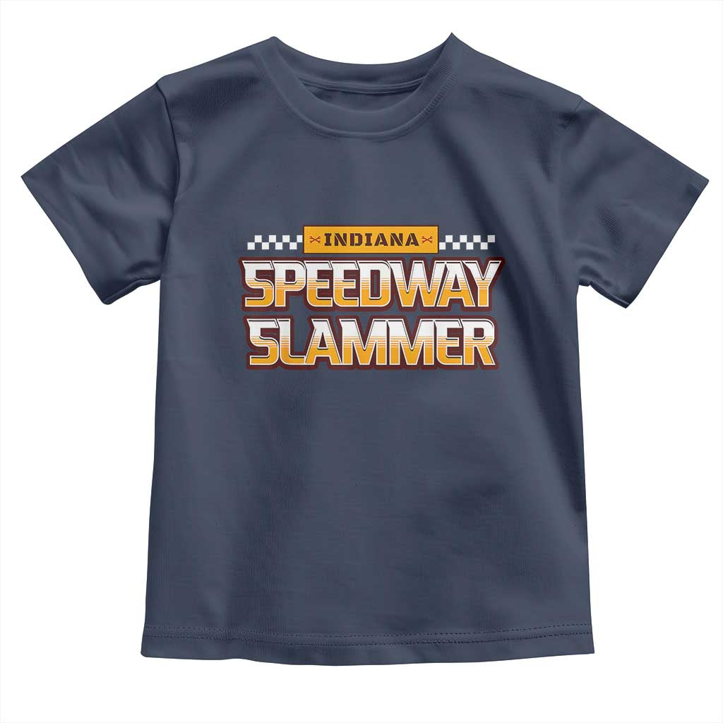 Indiana Speedway Slammer 2025 Toddler T Shirt Detention Prison TS02 Navy Print Your Wear