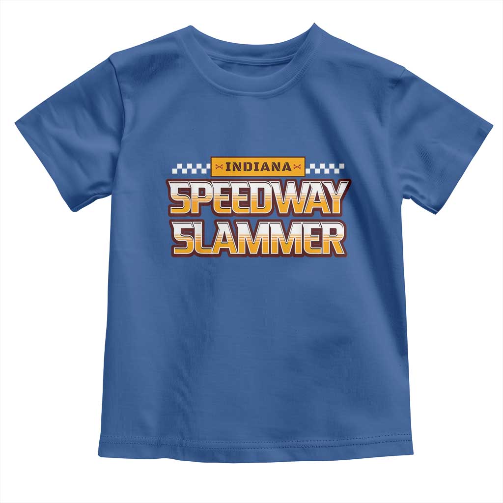 Indiana Speedway Slammer 2025 Toddler T Shirt Detention Prison TS02 Royal Blue Print Your Wear