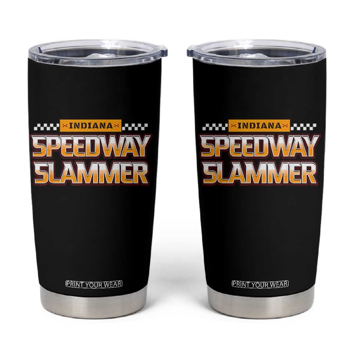 Indiana Speedway Slammer 2025 Tumbler Cup Detention Prison TS02 Black Print Your Wear