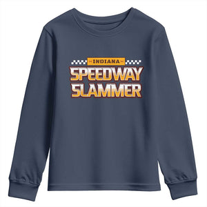 Indiana Speedway Slammer 2025 Youth Sweatshirt Detention Prison TS02 Navy Print Your Wear