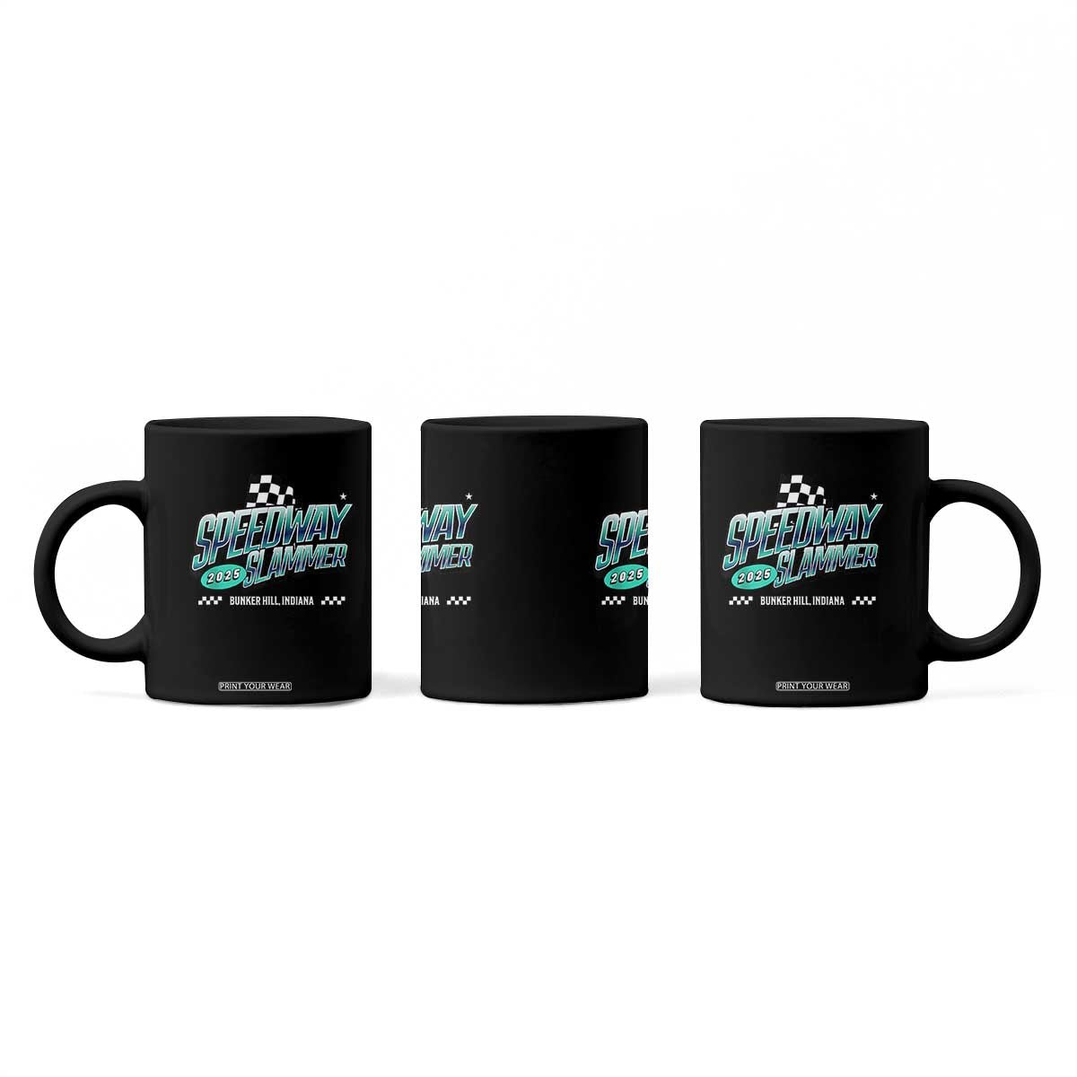Speedway Slammer 2025 Coffee Mug Bunker Hill Indiana TS02 Print Your Wear