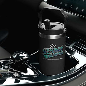 Speedway Slammer 2025 Flip Straw Tumbler Bunker Hill Indiana TS02 Print Your Wear