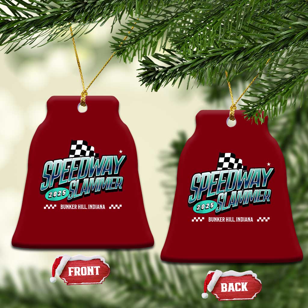 Speedway Slammer 2025 Ceramic Ornament Bunker Hill Indiana TS02 Print Your Wear