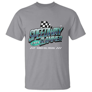 Speedway Slammer 2025 T Shirt Bunker Hill Indiana TS02 Sport Gray Print Your Wear