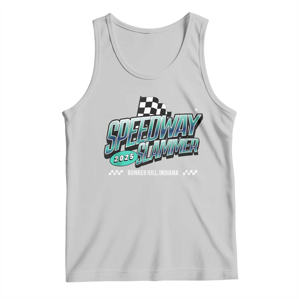 Speedway Slammer 2025 Tank Top Bunker Hill Indiana TS02 Ash Print Your Wear