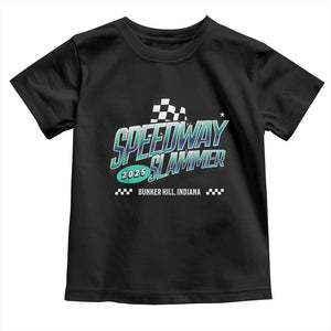 Speedway Slammer 2025 Toddler T Shirt Bunker Hill Indiana TS02 Black Print Your Wear