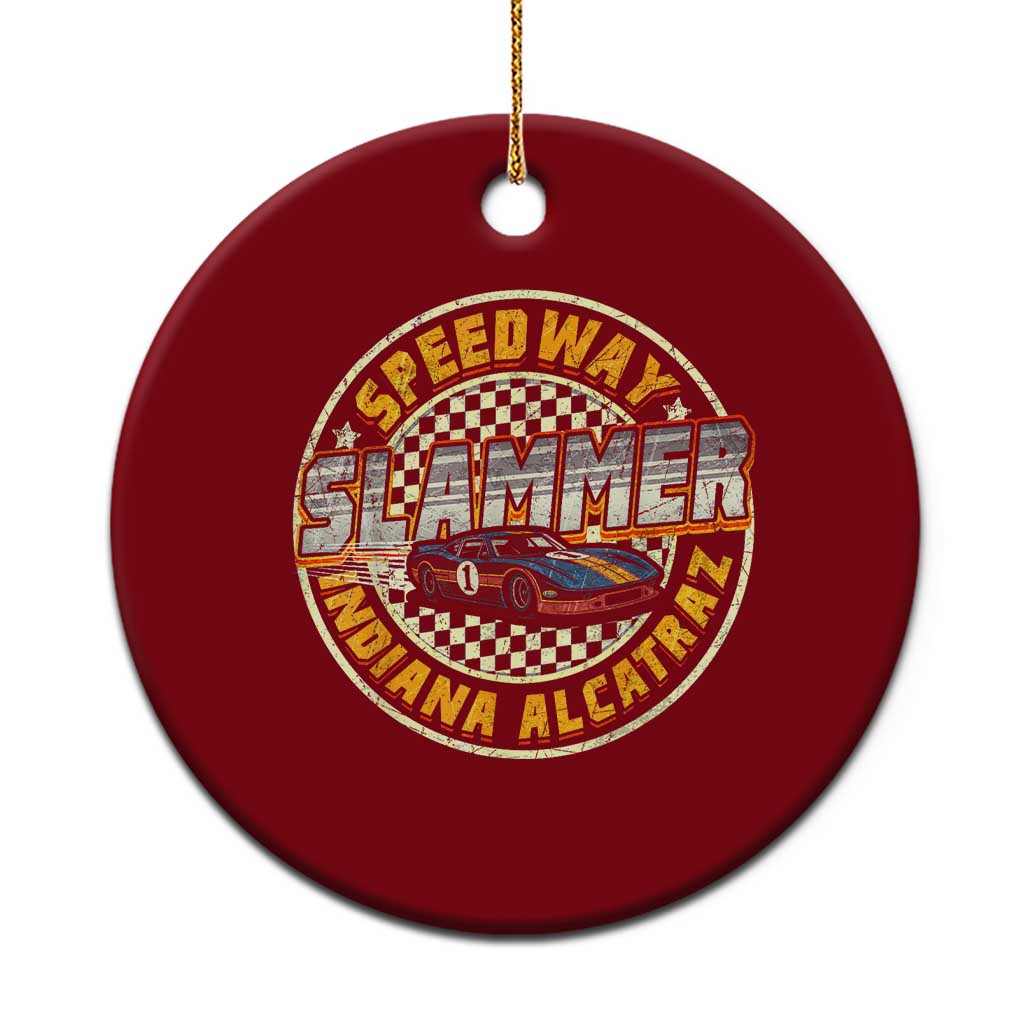 Speedway Slammer 2025 Ceramic Ornament Indiana Alcatraz Retro Vintage Racing Graphic TS02 1pc Red Print Your Wear