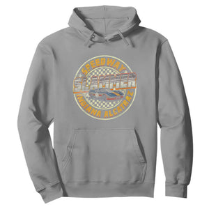 Speedway Slammer 2025 Hoodie Indiana Alcatraz Retro Vintage Racing Graphic TS02 Sport Gray Print Your Wear