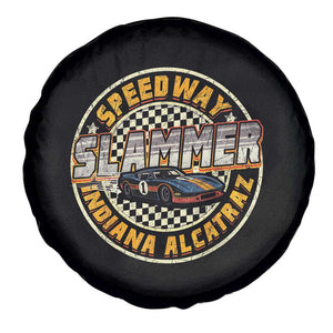 Speedway Slammer 2025 Spare Tire Cover Indiana Alcatraz Retro Vintage Racing Graphic TS02 Print Your Wear