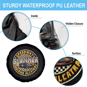 Speedway Slammer 2025 Spare Tire Cover Indiana Alcatraz Retro Vintage Racing Graphic TS02 Print Your Wear