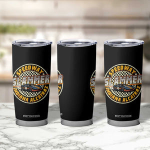 Speedway Slammer 2025 Tumbler Cup Indiana Alcatraz Retro Vintage Racing Graphic TS02 Print Your Wear