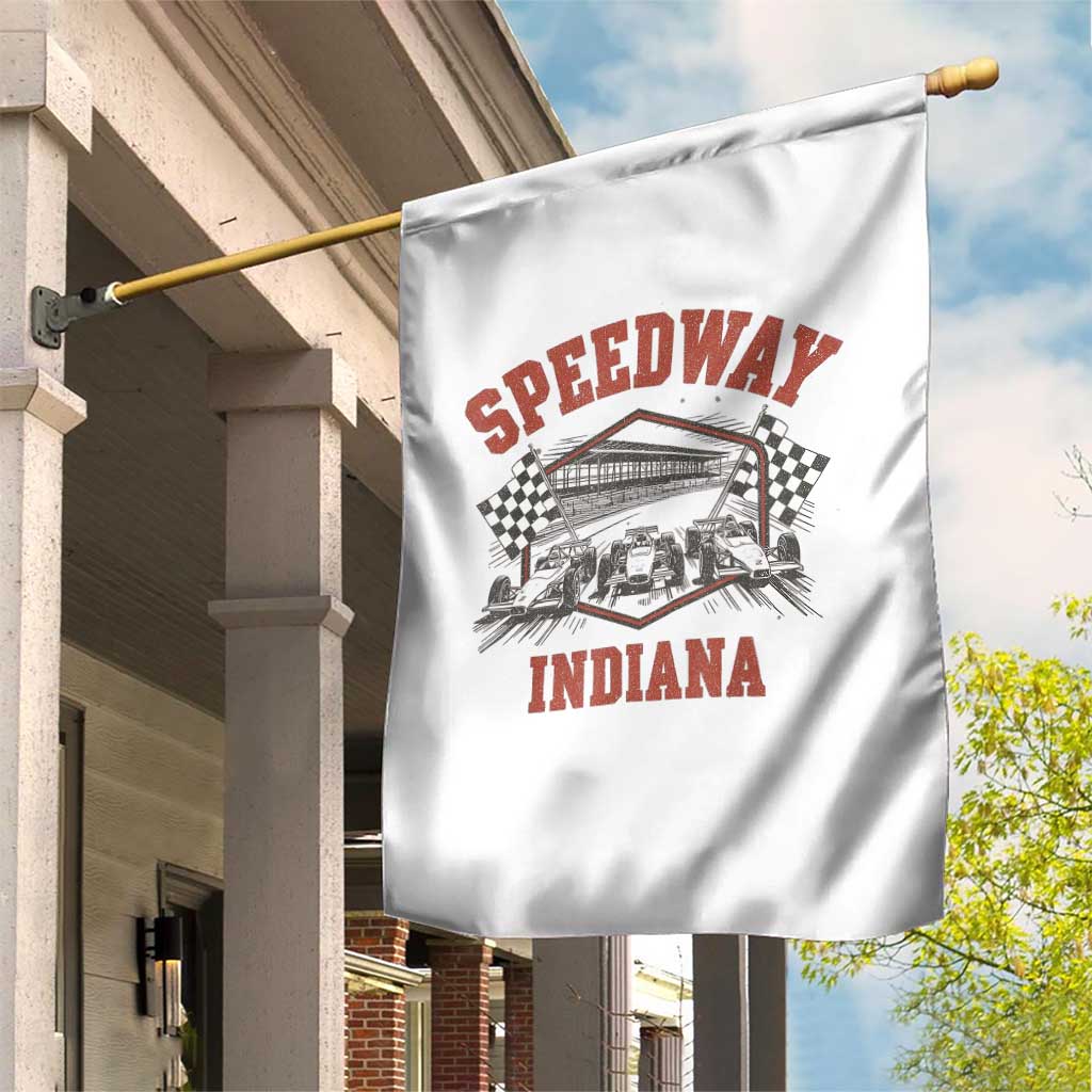 Indiana Speedway Slammer 2025 Garden Flag Detention Prison Jail TS02 Print Your Wear
