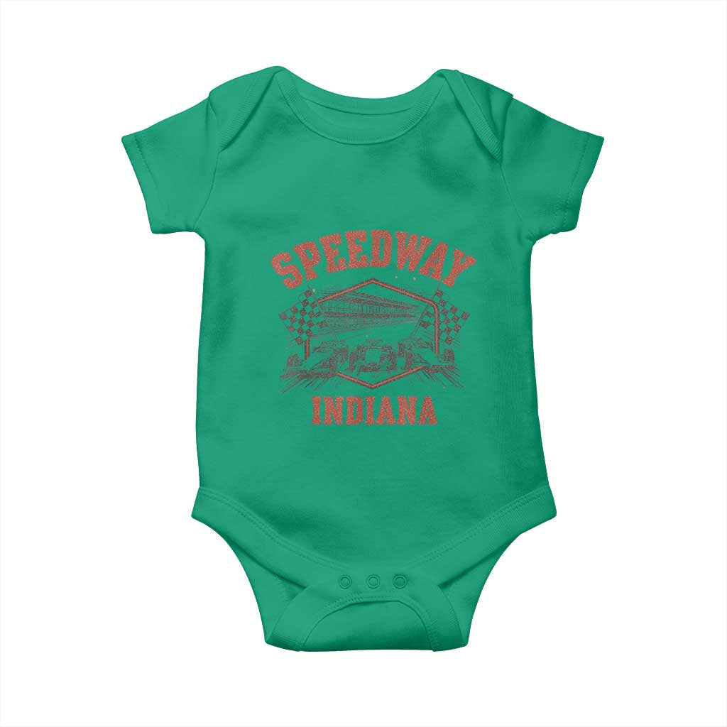 Indiana Speedway Slammer 2025 Baby Onesie Detention Prison Jail TS02 Irish Green Print Your Wear