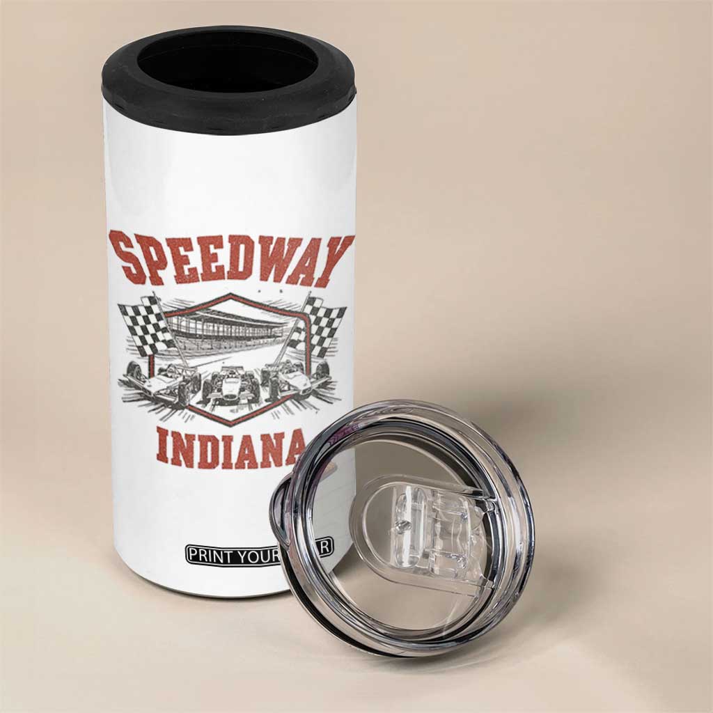 Indiana Speedway Slammer 2025 4 in 1 Can Cooler Tumbler Detention Prison Jail TS02 Print Your Wear