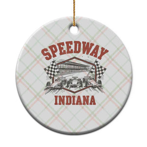 Indiana Speedway Slammer 2025 Ceramic Ornament Detention Prison Jail TS02 1pc Christmas Plaid Print Your Wear