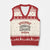 Indiana Speedway Slammer 2025 V-Neck Knit Sweater Vest Detention Prison Jail TS02 Beige Red Print Your Wear