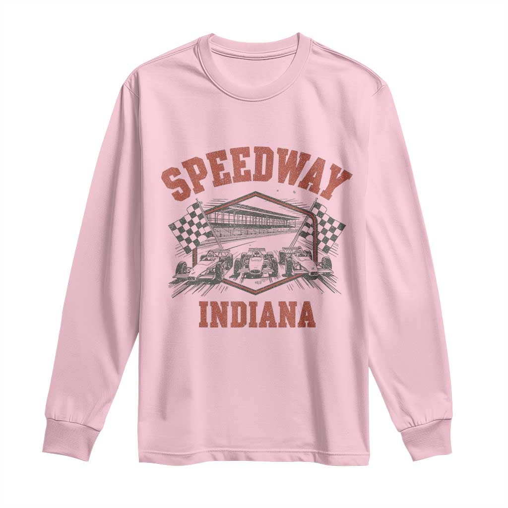 Indiana Speedway Slammer 2025 Long Sleeve Shirt Detention Prison Jail TS02 Light Pink Print Your Wear