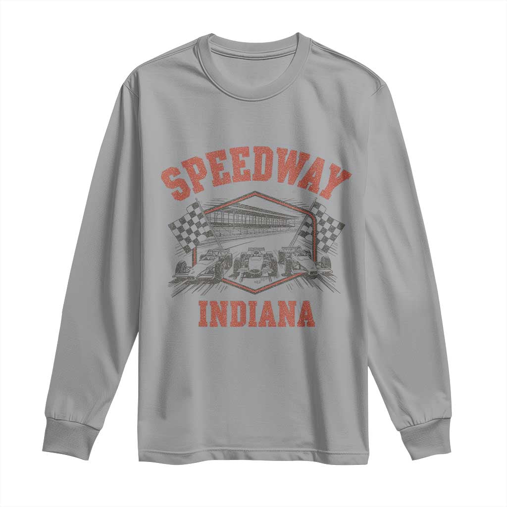 Indiana Speedway Slammer 2025 Long Sleeve Shirt Detention Prison Jail TS02 Sport Gray Print Your Wear
