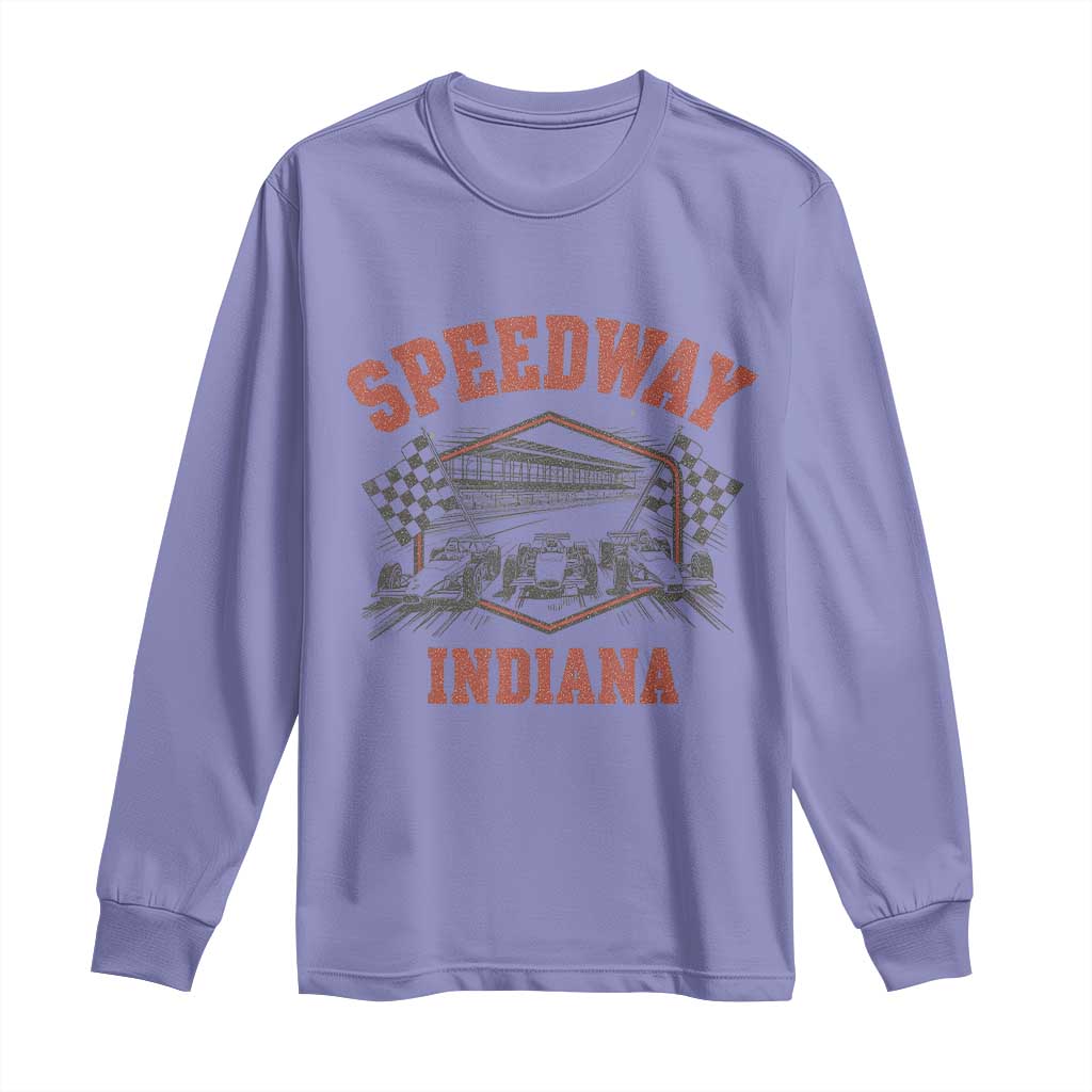 Indiana Speedway Slammer 2025 Long Sleeve Shirt Detention Prison Jail TS02 Violet Print Your Wear