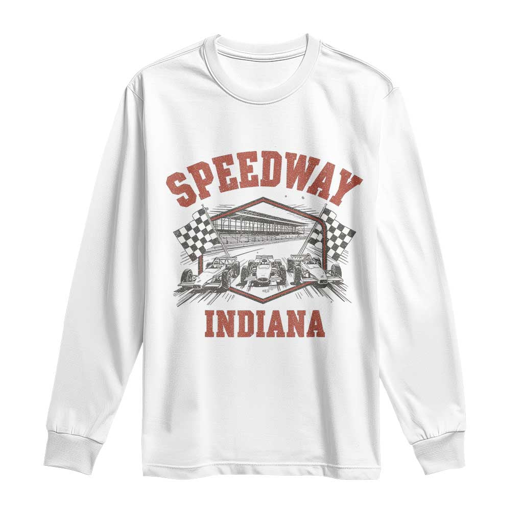 Indiana Speedway Slammer 2025 Long Sleeve Shirt Detention Prison Jail TS02 White Print Your Wear