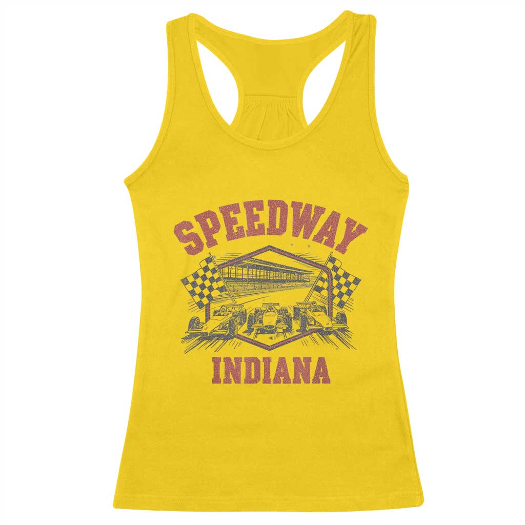 Indiana Speedway Slammer 2025 Racerback Tank Top Detention Prison Jail TS02 Daisy Print Your Wear